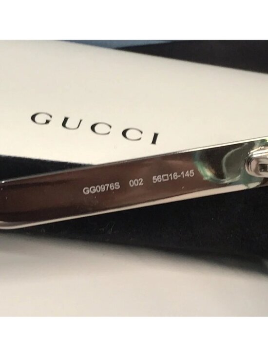 ✨ Brand New Gucci GG0976S 002 Sunglasses – Green Mint with Brown Lenses ✨ main image 8